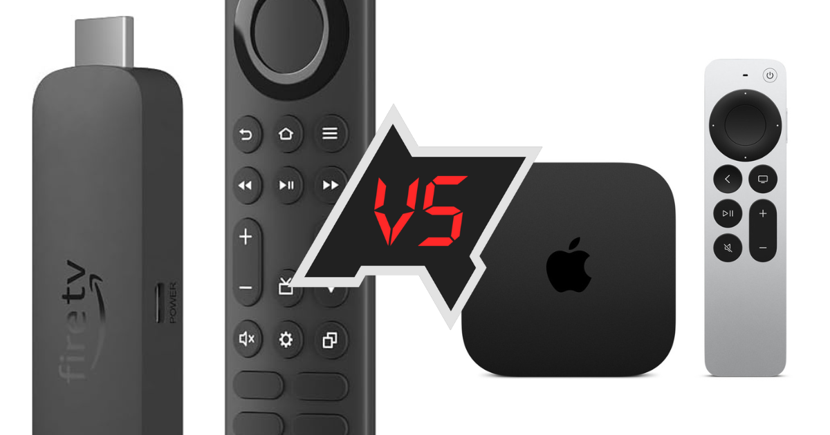 Amazon Fire TV Stick 4K Max (2023) vs Apple TV 4K (2022): Amazon Amazon Fire TV Stick 4K Max (2023) vs Apple TV 4K (2022): Amazon
