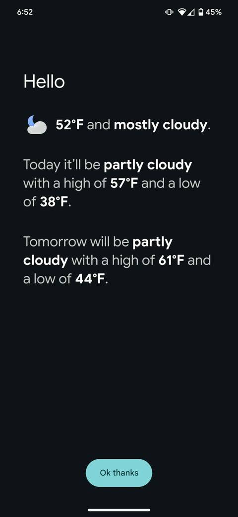 Google Clock's weather forecasts get a big redesign for alarms