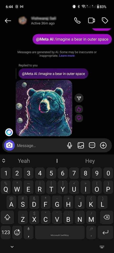 Instagram Reels: How to create realistic AI images with Meta AI