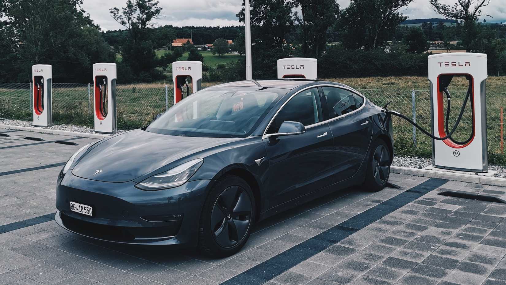 Estação de carregamento Tesla