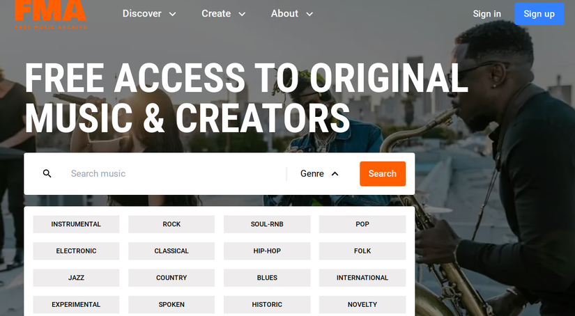The top 10 public domain music websites