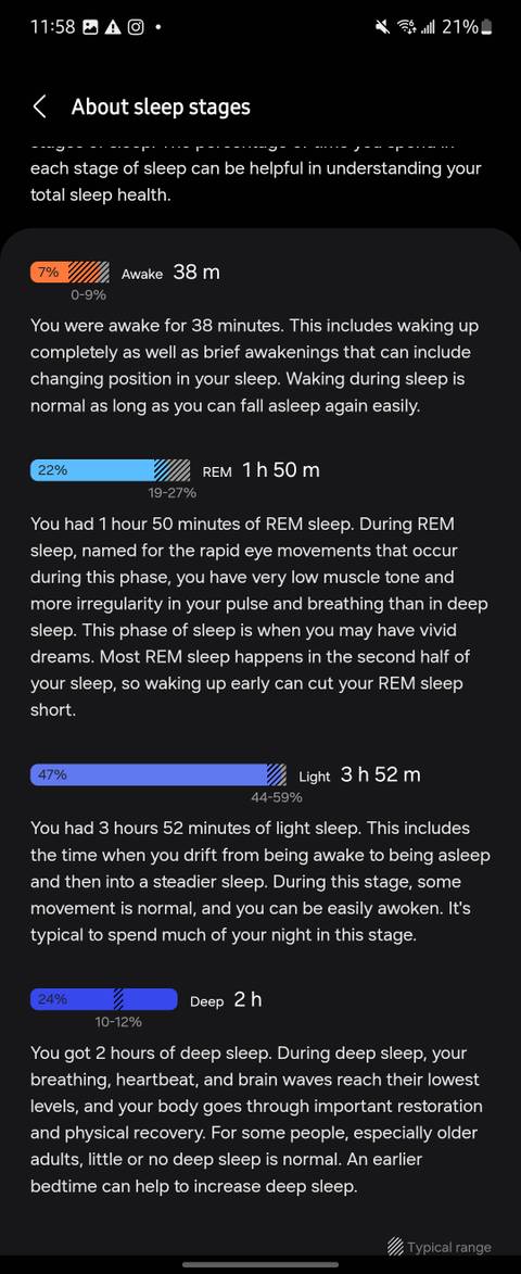 The Galaxy Watch helped improve my sleep by showing why I was