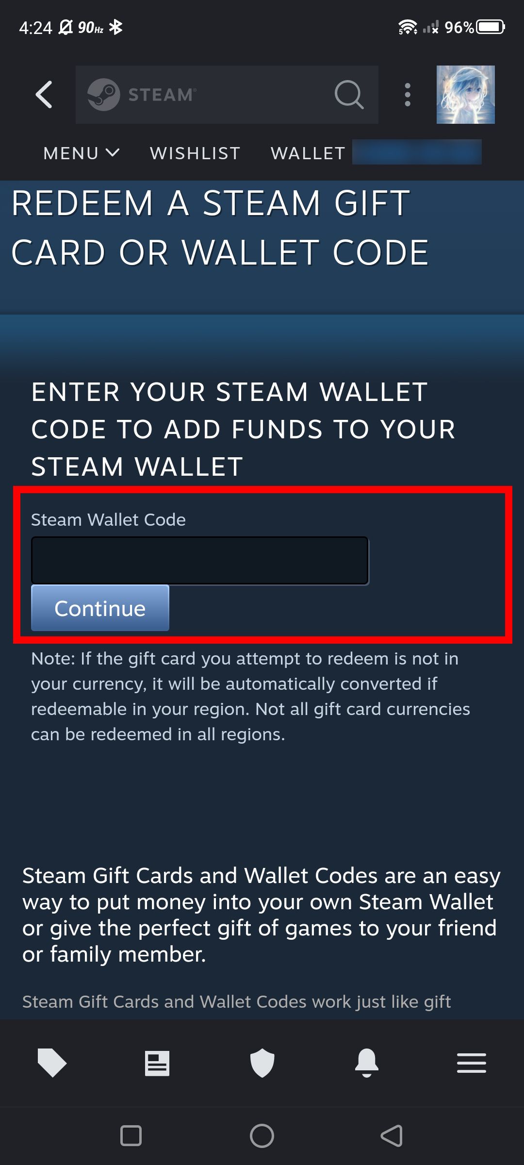 How To Redeem Steam Keys Steam Mobile Redeem Code 1 