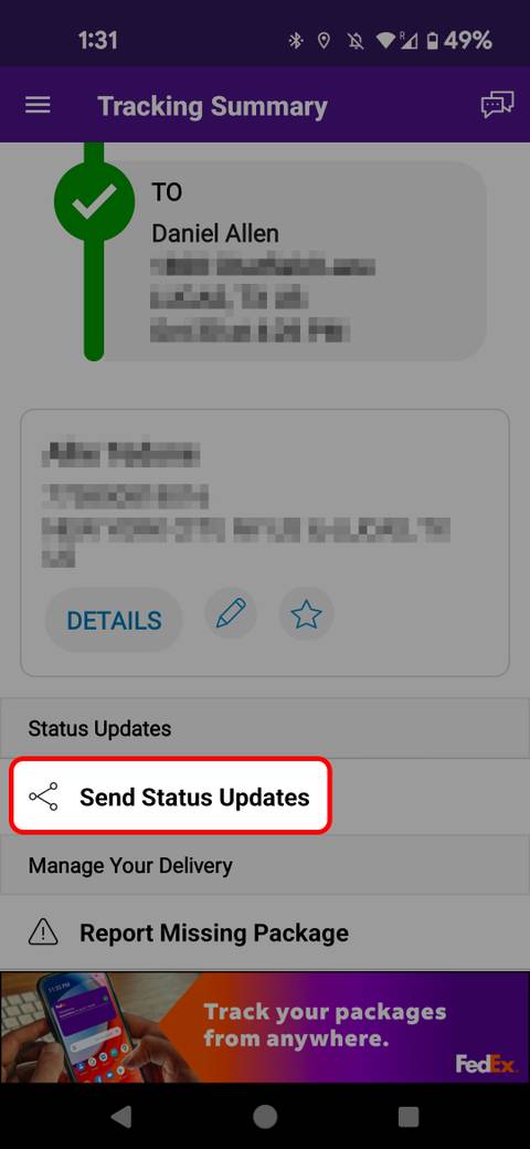 Fedex Incomplete Delivery Notification FedEx: How to set up delivery notifications
