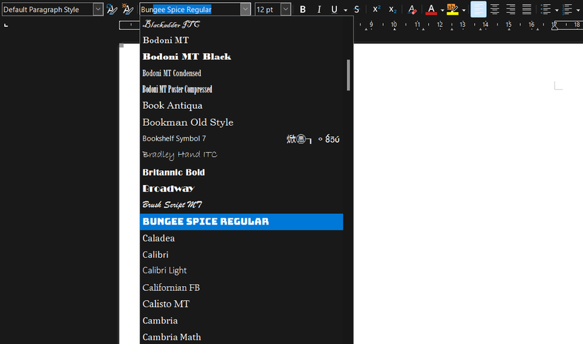 LibreOffice: How to add your own fonts