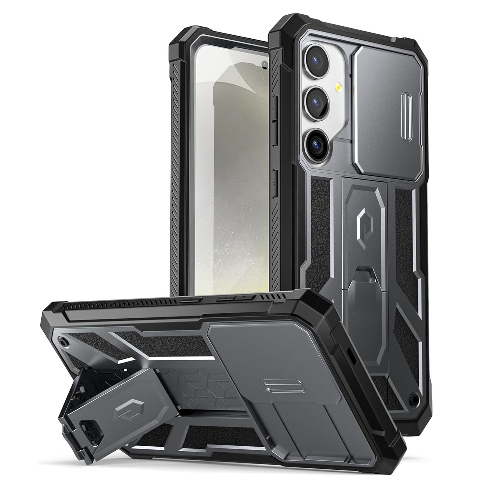  Spigen Tough Armor Designed for Galaxy S24 Ultra Case  [Military-Grade Protection] [Kickstand] (2024) - Gunmetal : Cell Phones &  Accessories