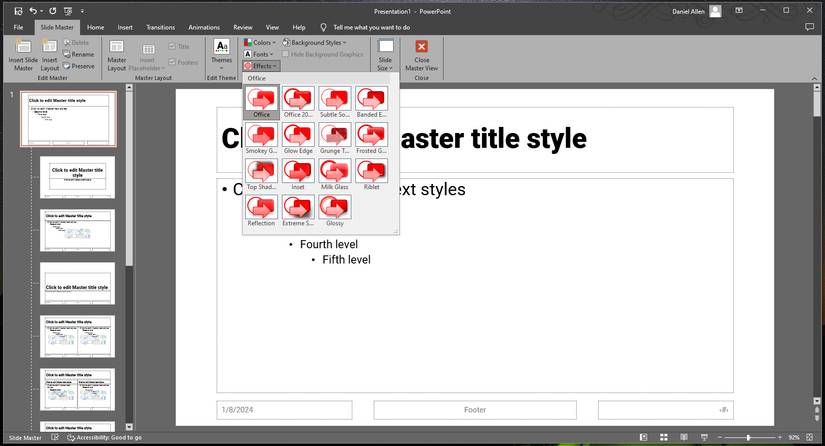 Microsoft PowerPoint: The difference between templates and themes