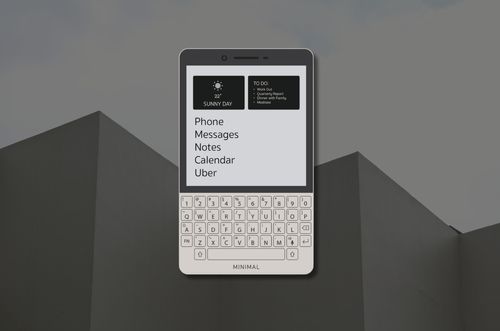 This weird, E Ink-powered keyboard phone looks amazing and is