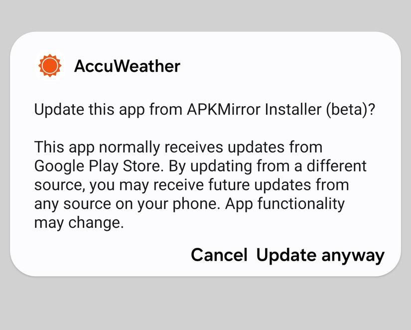 Google's annoying 'update ownership' sideload warning spreads to more ...