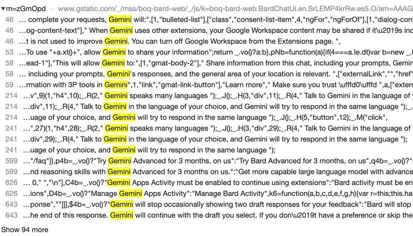 Google may rename all of Bard to Gemini