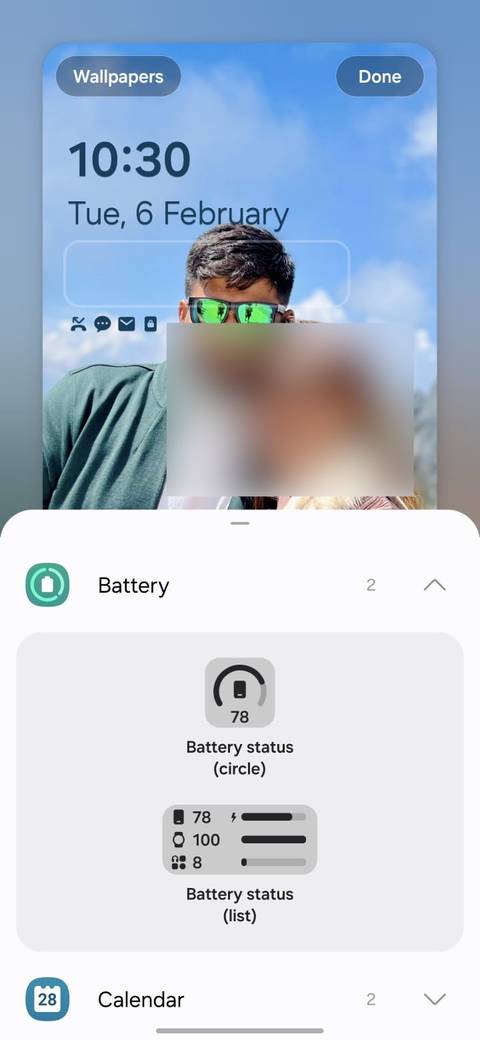 أداة البطارية الموسعة على Galaxy S24