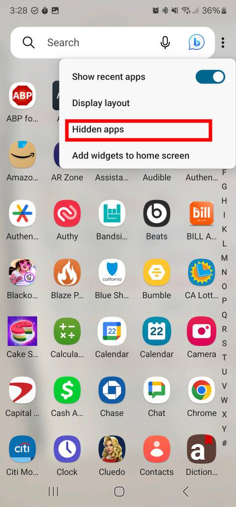 How to hide uninstallable apps on your Android phone