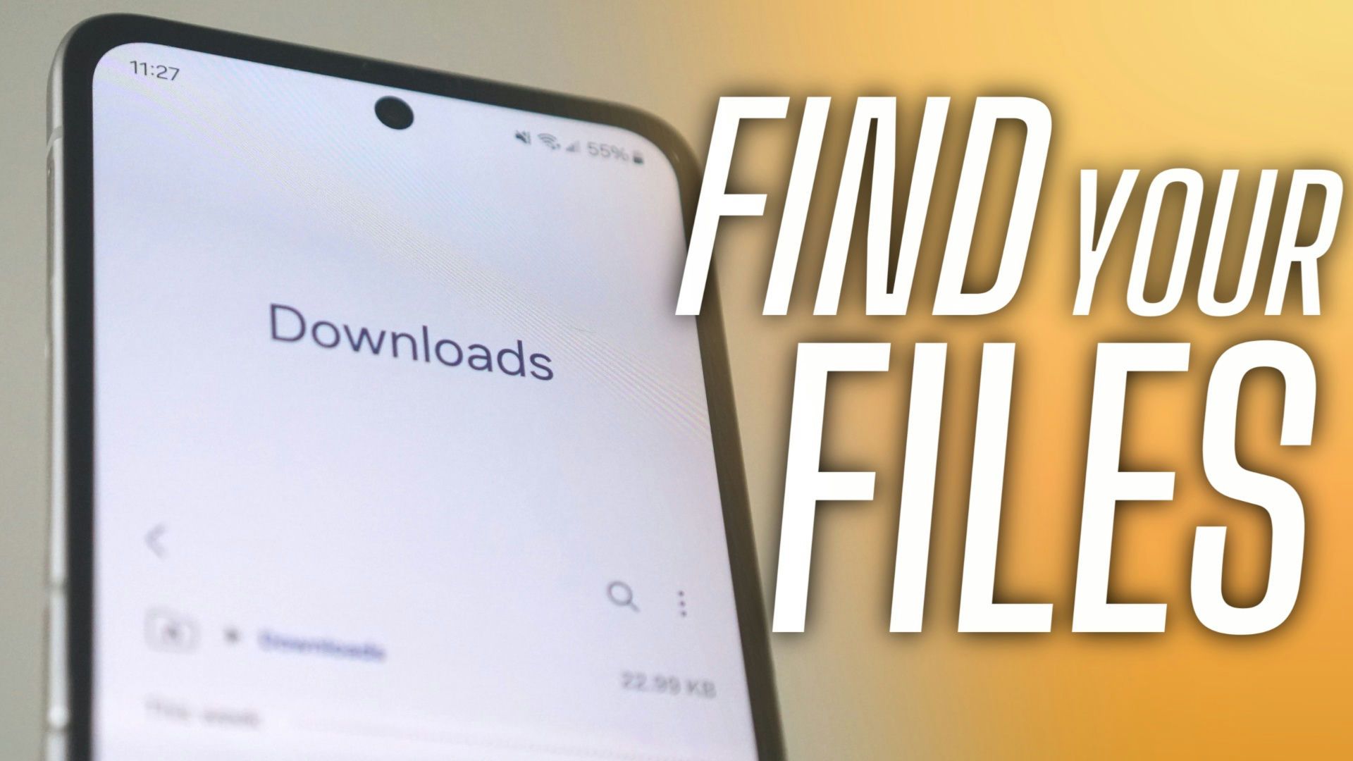 Where to find downloads on your Samsung Galaxy phone