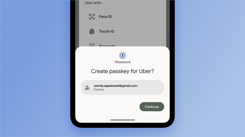 1Password extends passkey support to Android