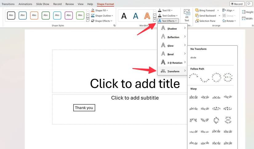 Google Slides: How to create curved text in your presentation
