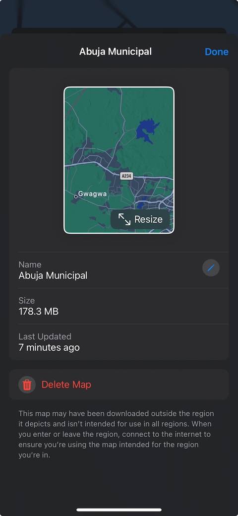 Apple Maps: How to download maps for use offline