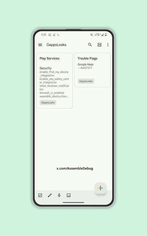 Google Keep readies new bottom bar that's more like an island