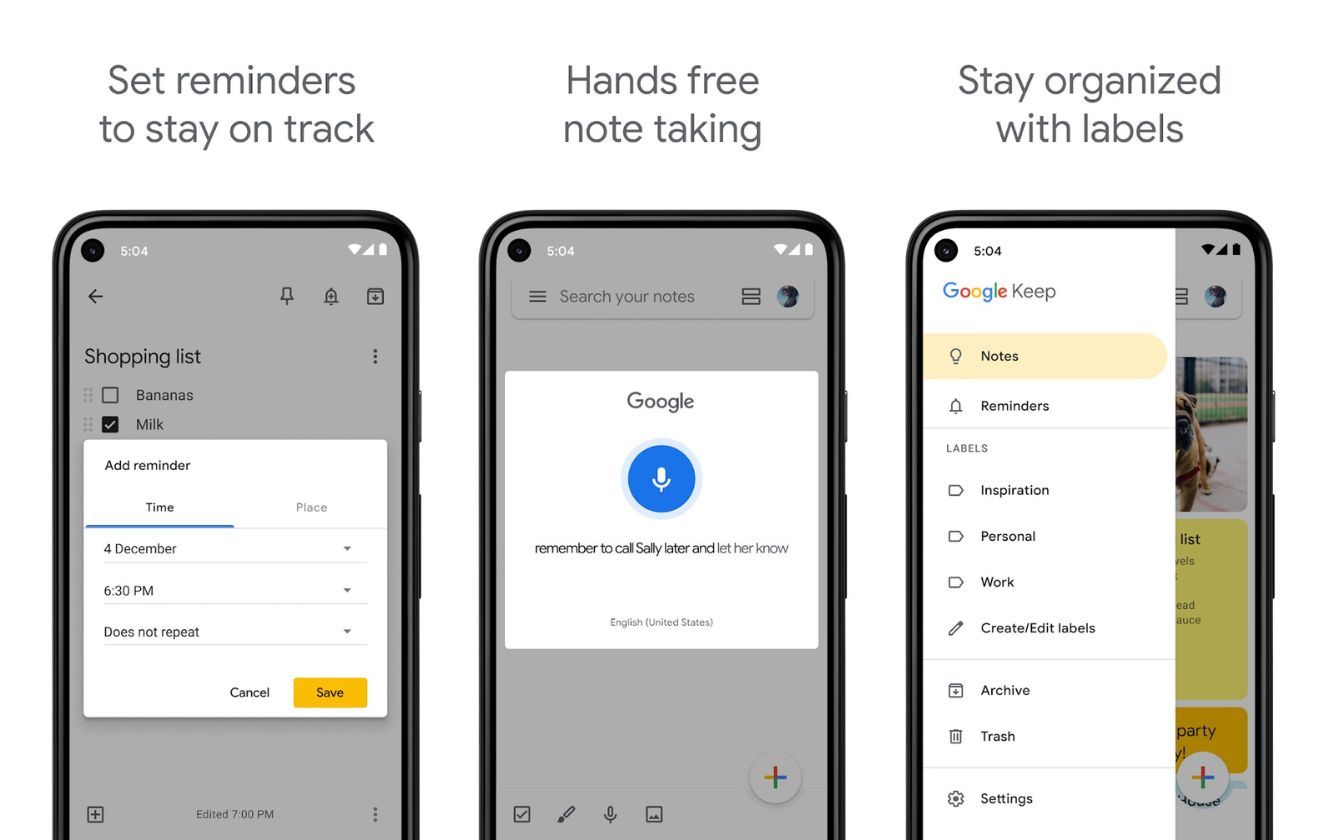 Google Keep's strength lies in its simplicity