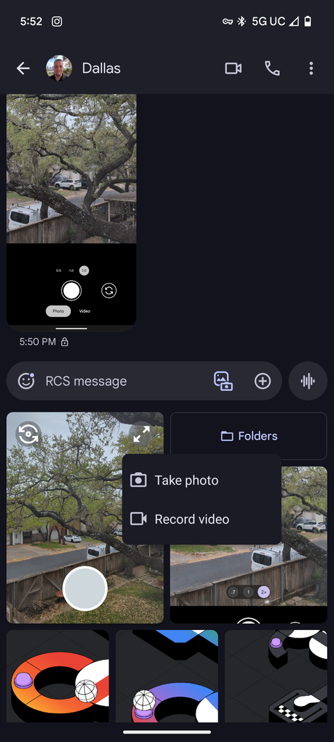 Camera Option Text Message Google Messages gets a new camera UI, but it's not all roses