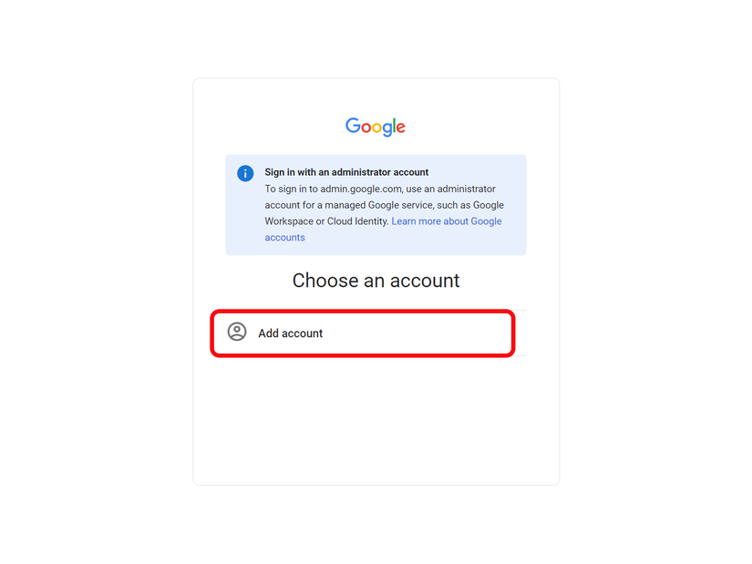Google Workspace: How to access the admin console