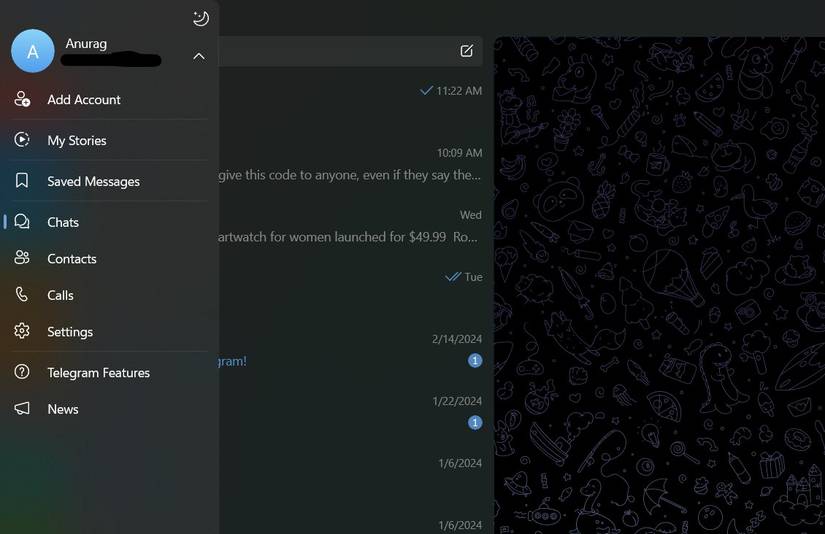 Telegram: How to turn off new user notifications