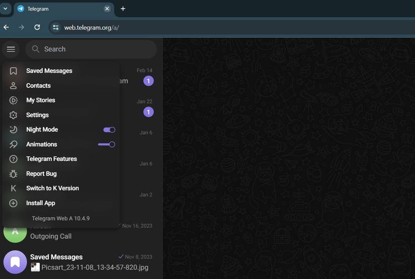 Telegram: How to turn off new user notifications