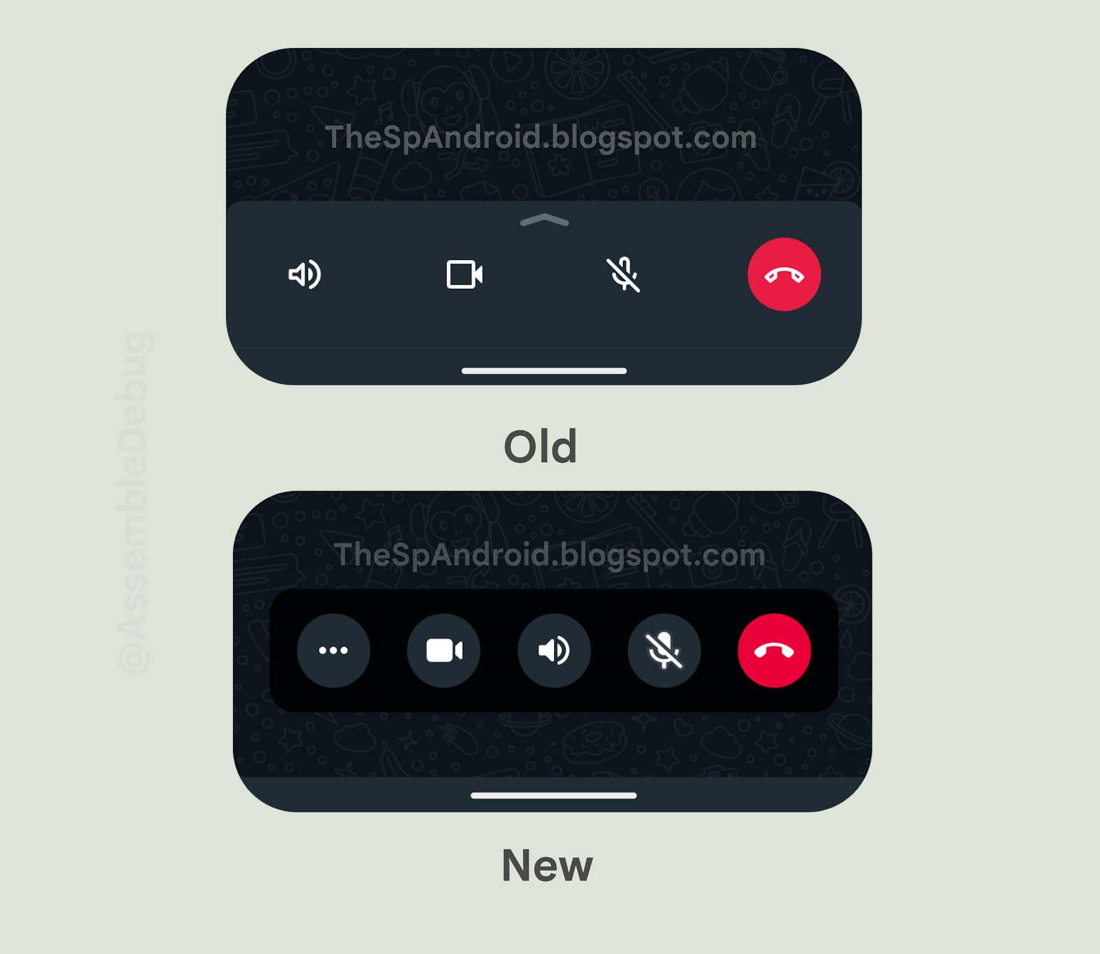 WhatsApp is working on a fresh redesign for its call screen UI