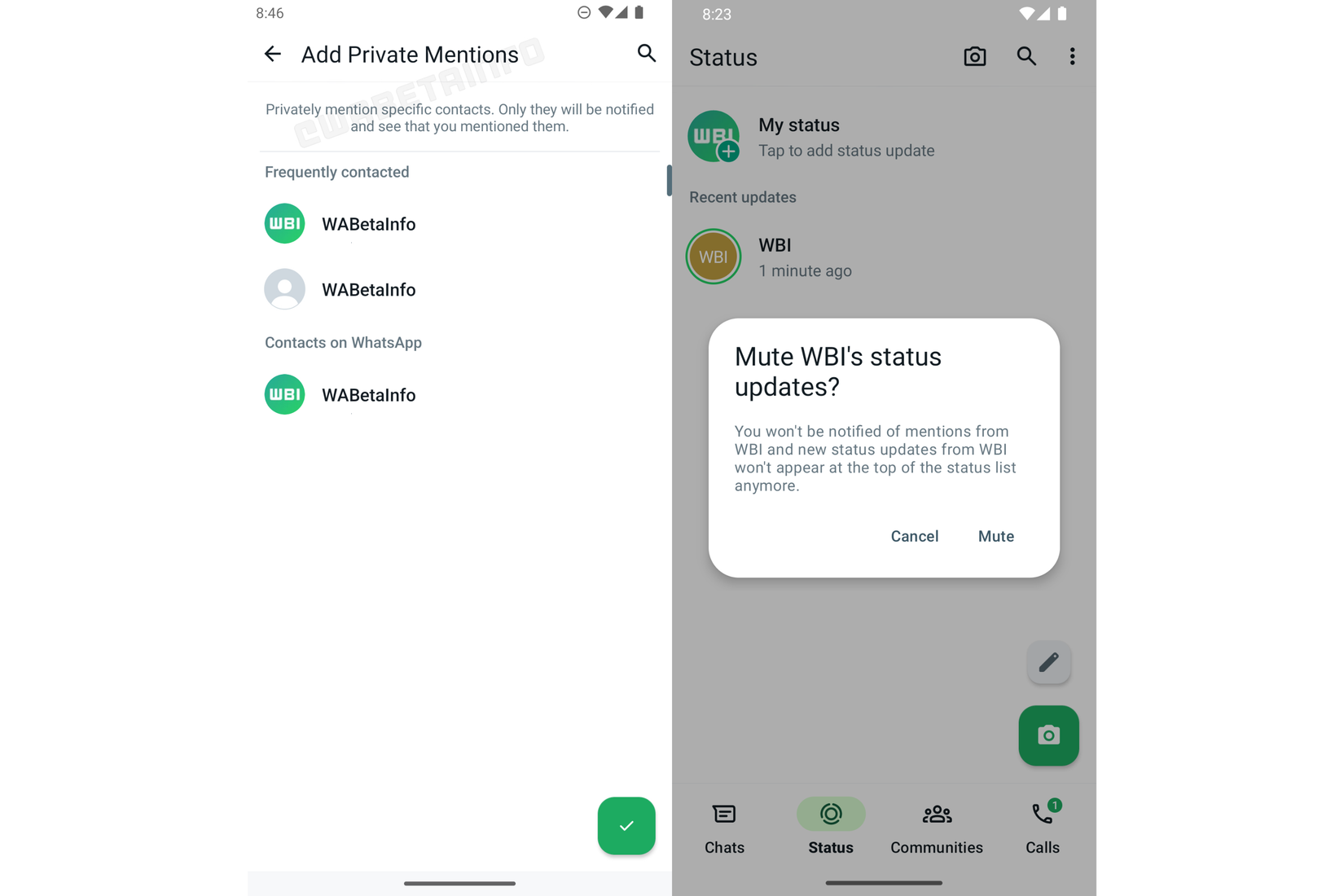WhatsApp's upcoming status update mentions have spam and privacy in mind