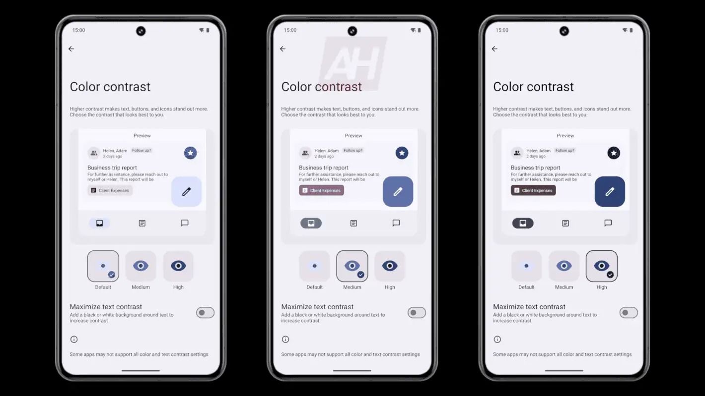 Android 15 wants to make Material You a bit easier on the eyes