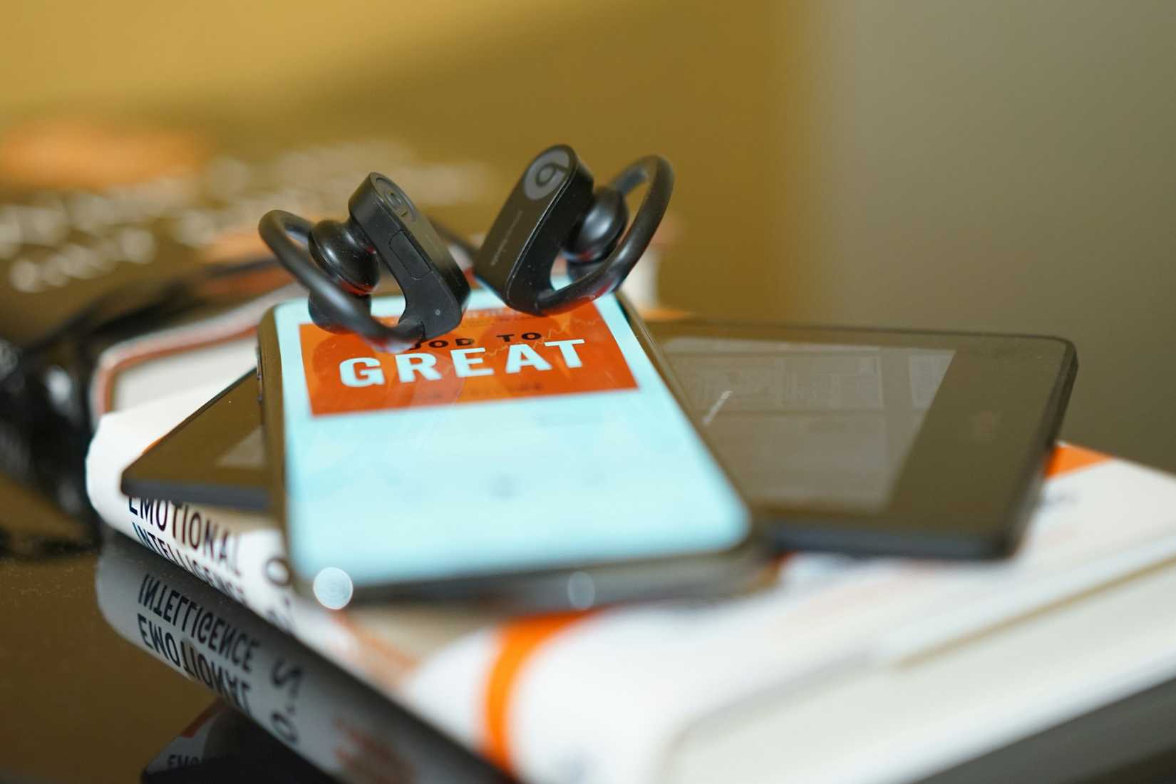 O aplicativo Audible com um audiolivro aberto