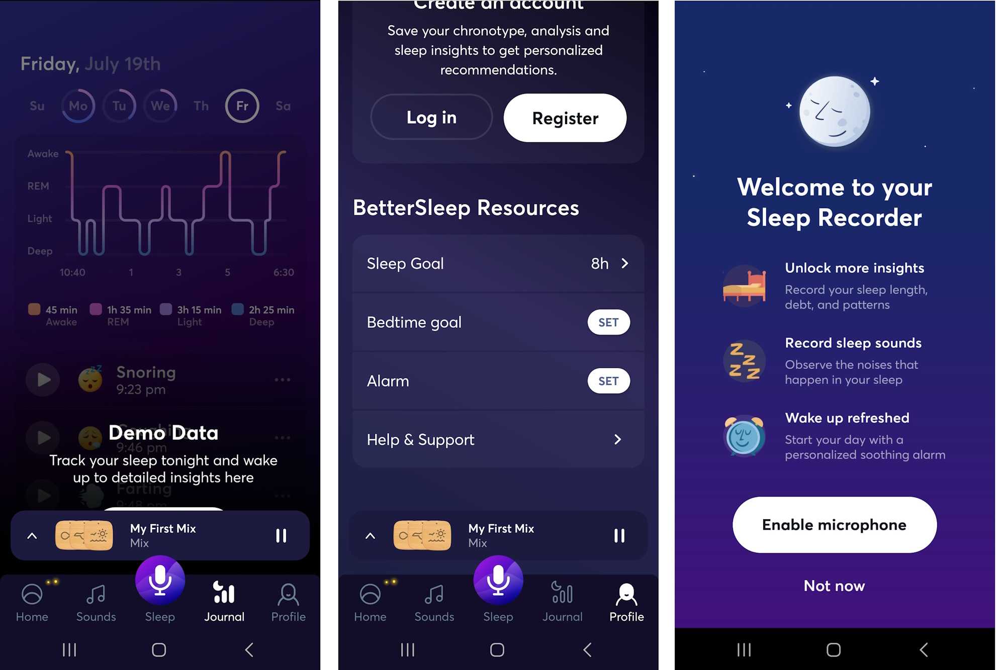 Sleep App Features The 8 best Android sleep tracking apps for a night of shut eye