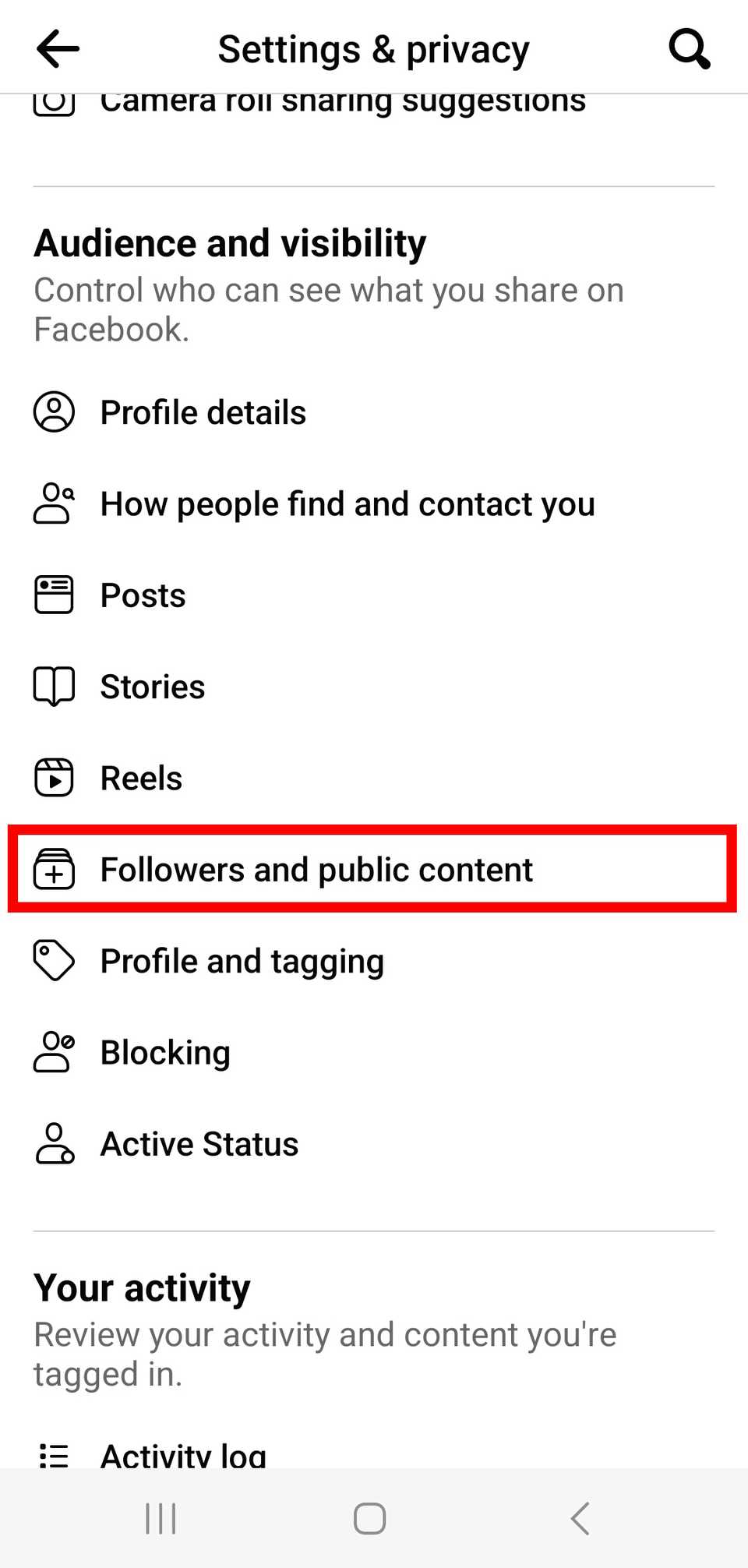 Facebook: How to see your followers