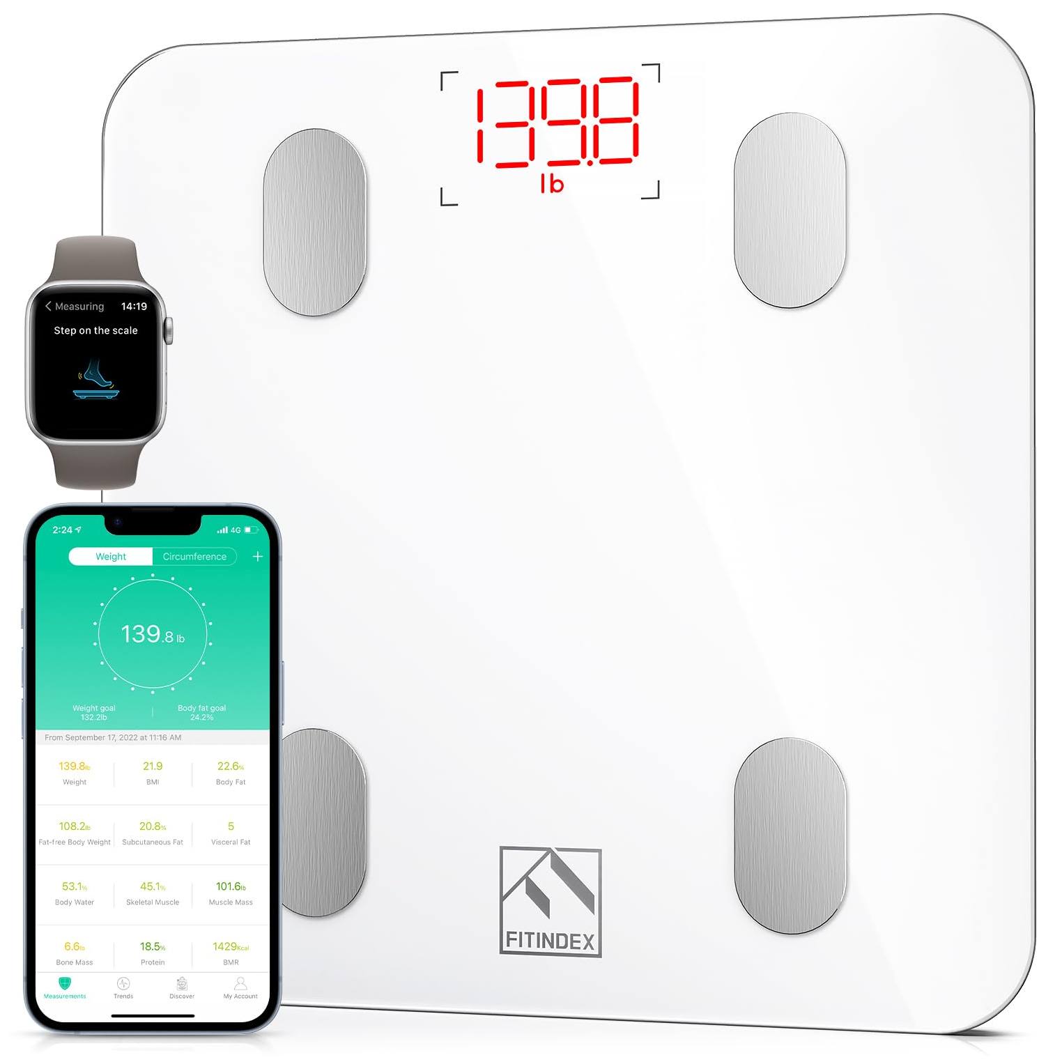 Weight Scale Best Smart Scale Apple Health Bmi Smart Scale