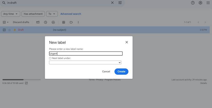 How to mark an email as urgent in Gmail