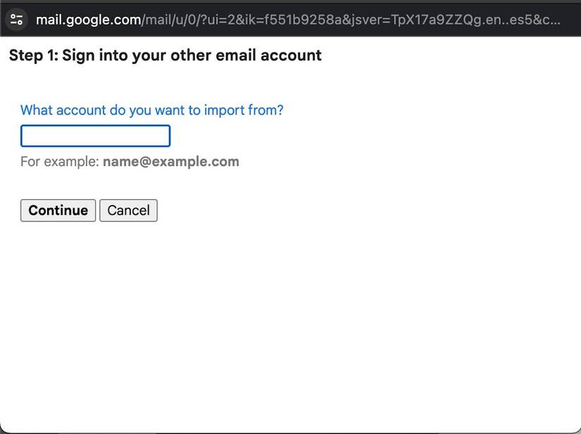 Gmail: How to transfer email messages from one account to another