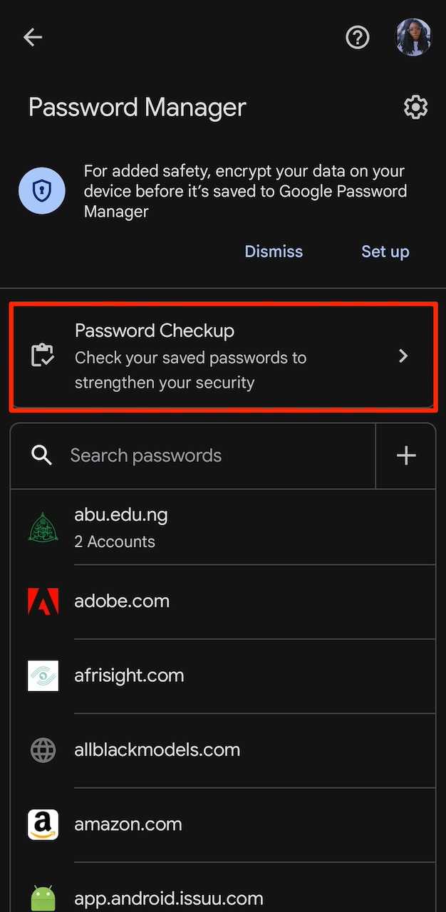 Google Password Checklist How to use Google Password Checkup to keep your login passwords secure