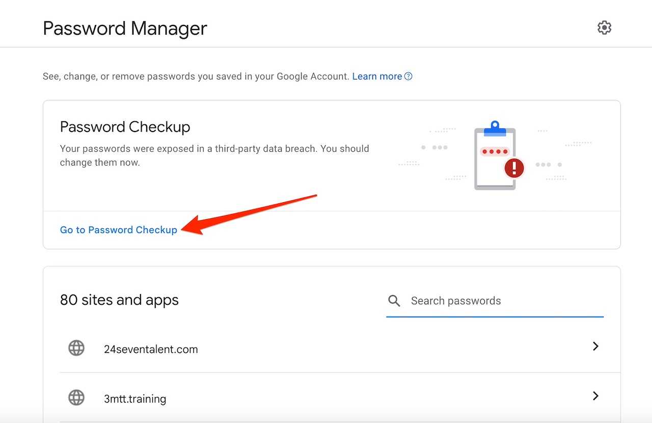 Google Password Checklist How to use Google Password Checkup to keep your login passwords secure
