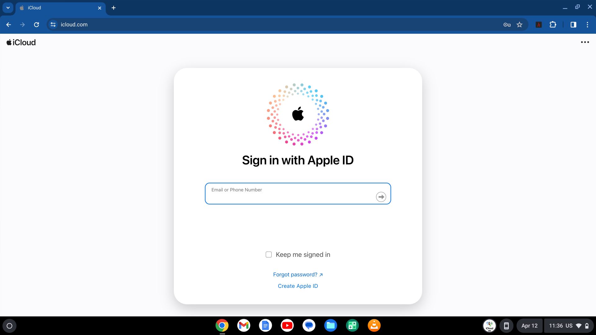 How to create an iCloud account