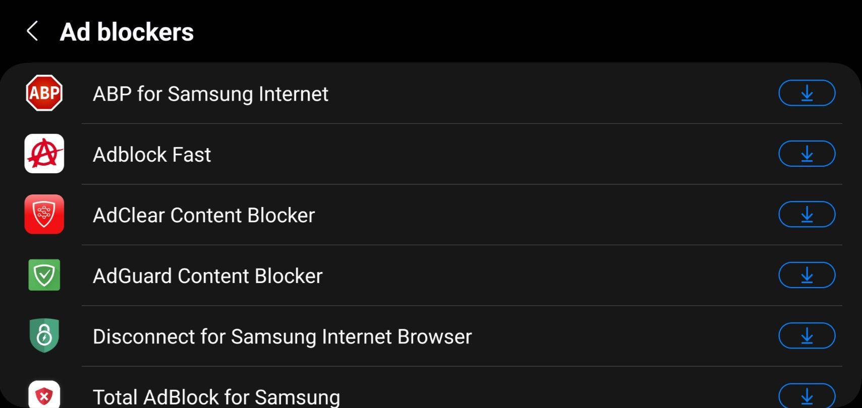 Best Ad Blockers For Samsung Internet