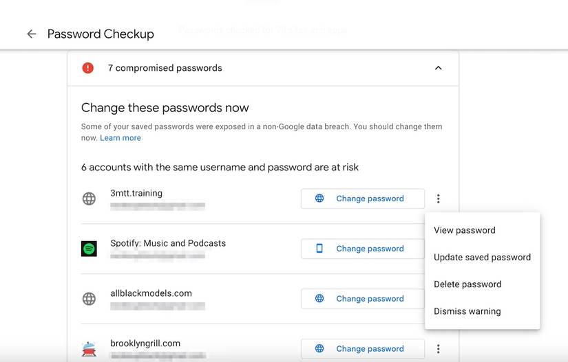 Password Checkbox How to use Google Password Checkup to keep your login passwords secure