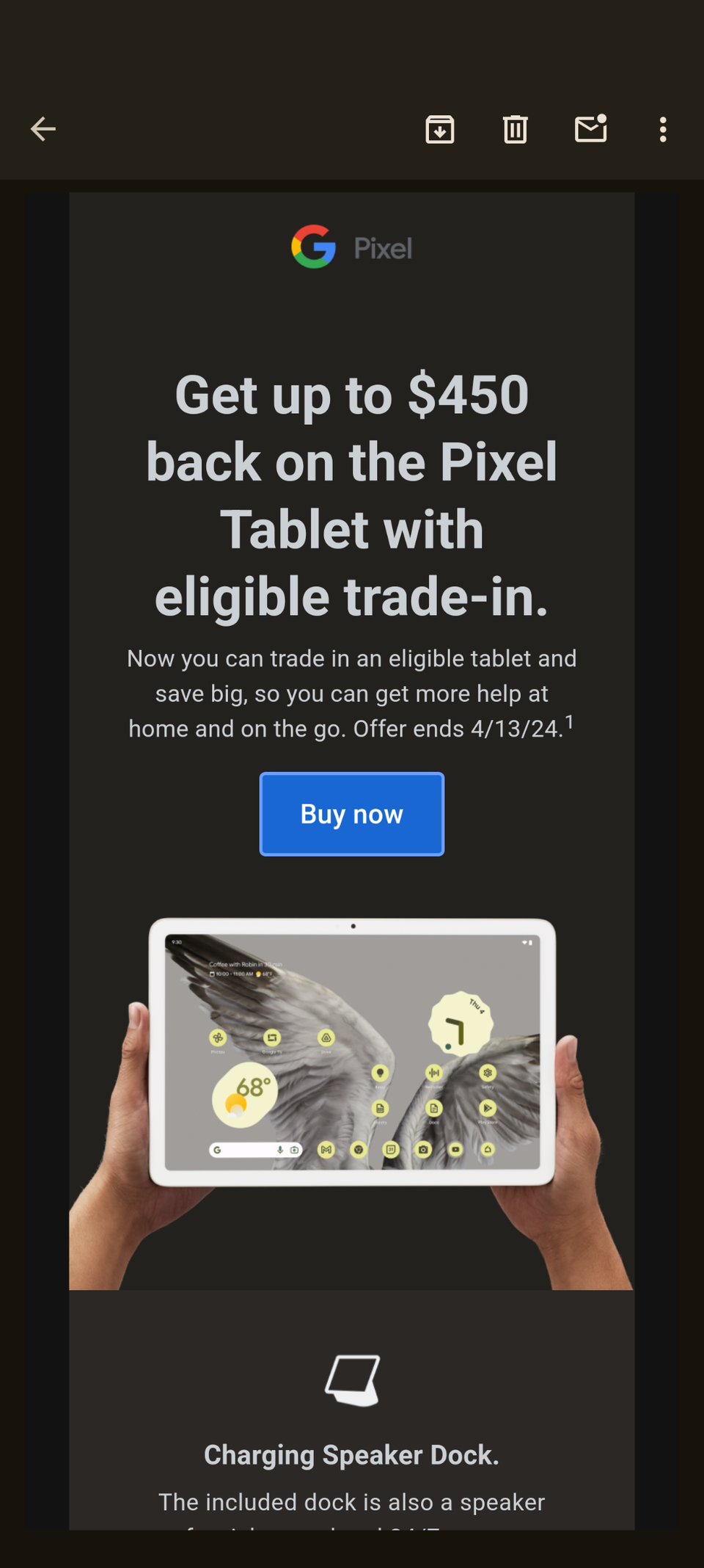 Google now lets you trade in your iPad for a Pixel Tablet