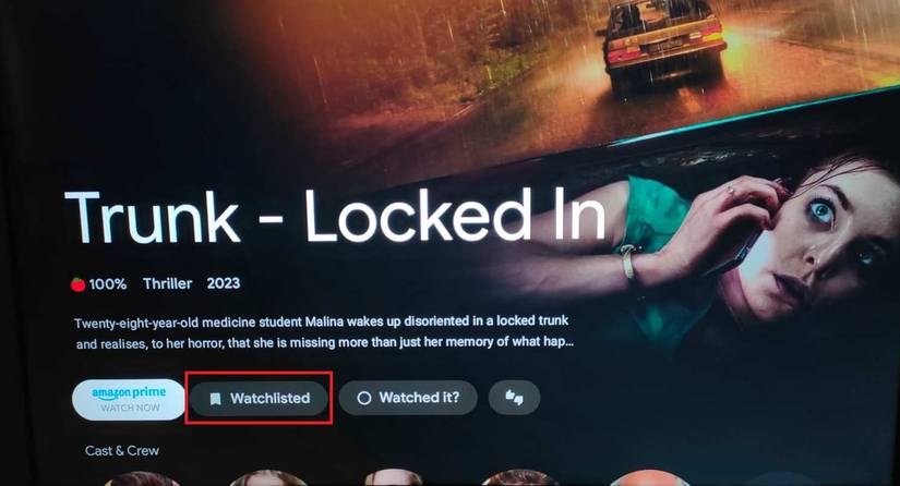 How to manage your Google TV Watchlist