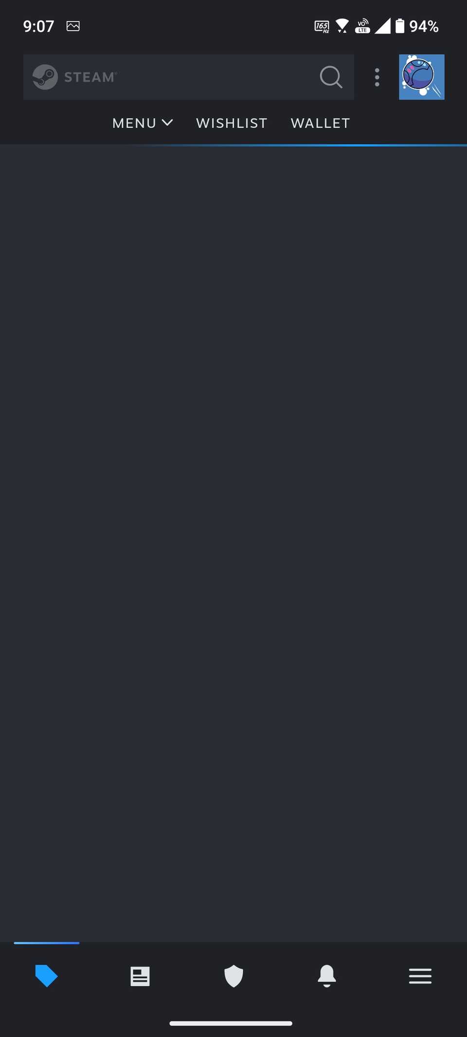 The Steam Android app is utterly broken and has been for several weeks
