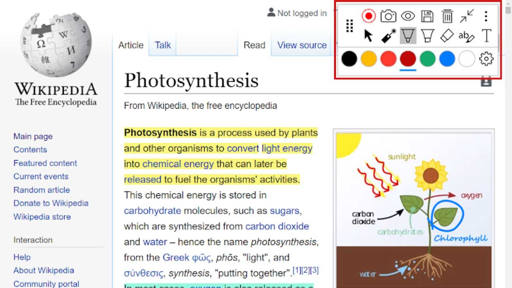 Annotation Layout On Image Website How to annotate a webpage on your computer or phone