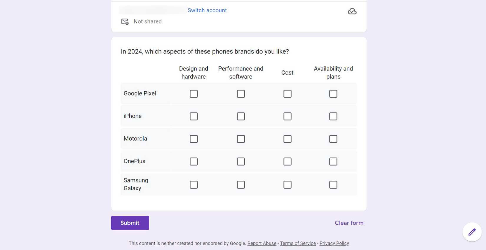 Google Forms: How to make an online form and survey
