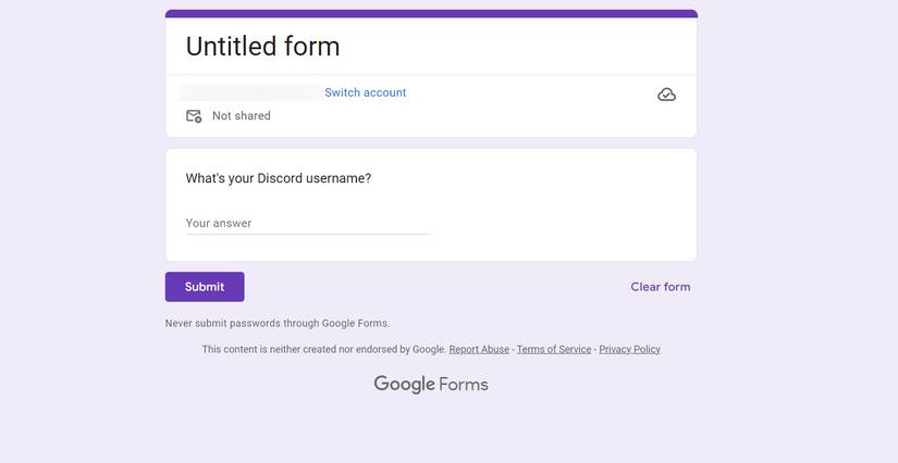 Completed Google Form Example Google Forms: How to make an online form and survey