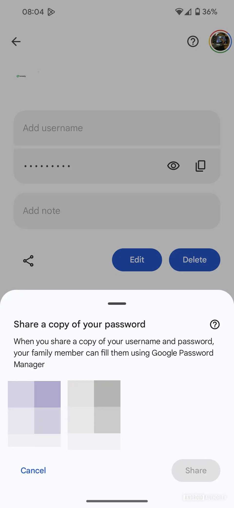 Picture Idea: Family Sharing Is Finally Rolling Out For Google Password Manager