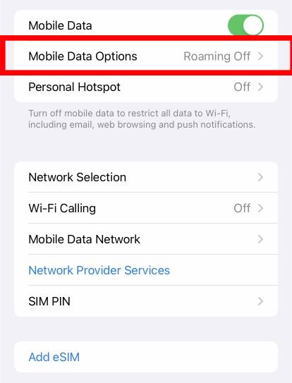 iphone 8 plus volte settings