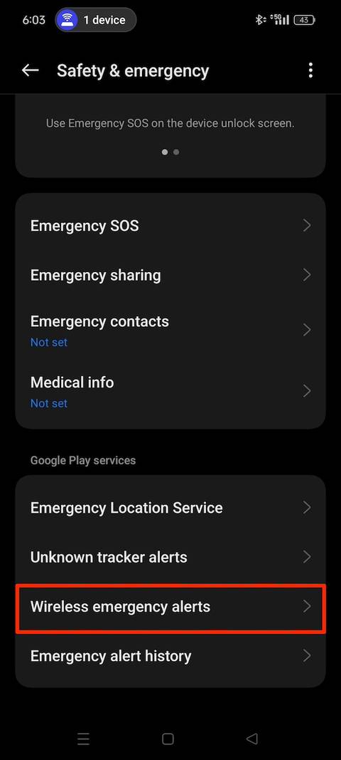 Emergency Notification Setting How to disable Amber Alerts and other emergency notifications