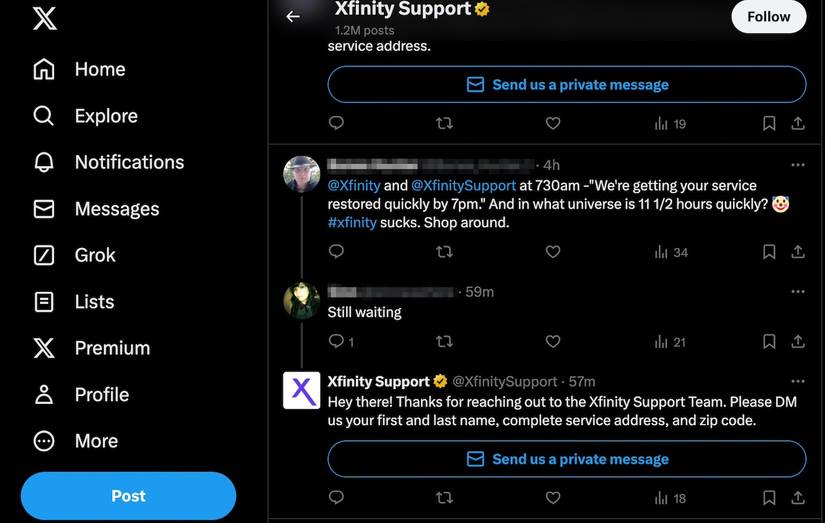 How to see if there is an Xfinity outage in your area
